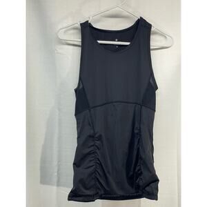 Athleta Women’s Tank Top Ruched Black‎ Size Small